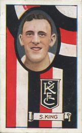 1933 Allen's League Footballers #60 Stuart King Front
